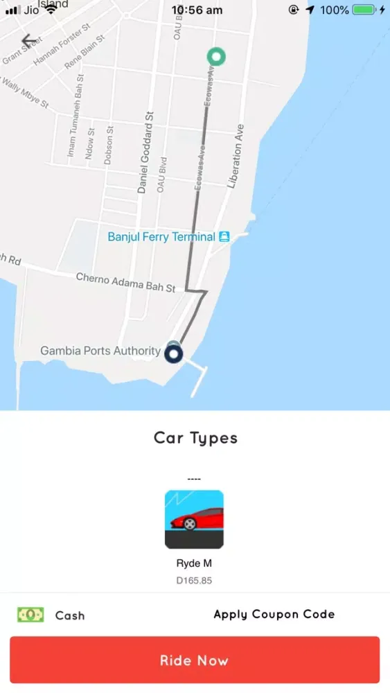 Ryde Africa - Passenger سکرین شاٹس
