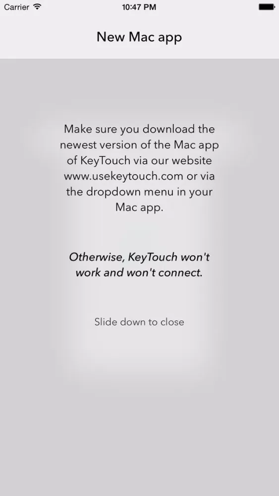 KeyTouch Screenshots