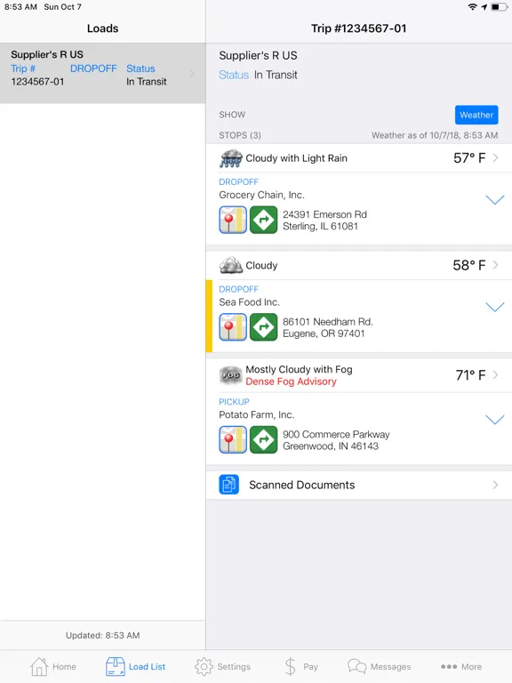 Ảnh chụp màn hình của RyderDrive iPad 
