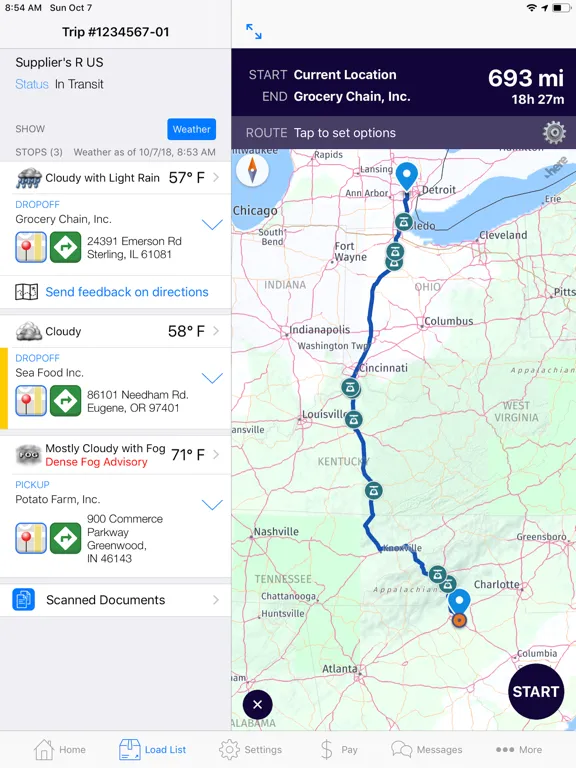 Ảnh chụp màn hình của RyderDrive iPad 