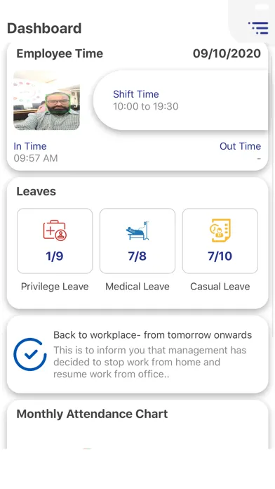 Turnout-Attendance System স্ক্রিনশট