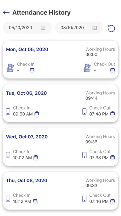 Turnout-Attendance System স্ক্রিনশট