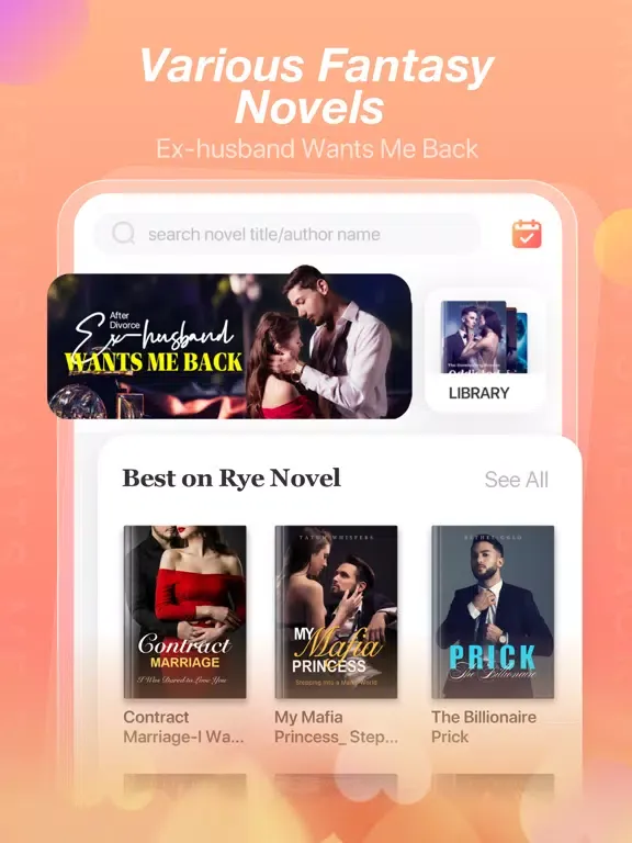 Captures d'écran de RyeNovel-Read Best Novels