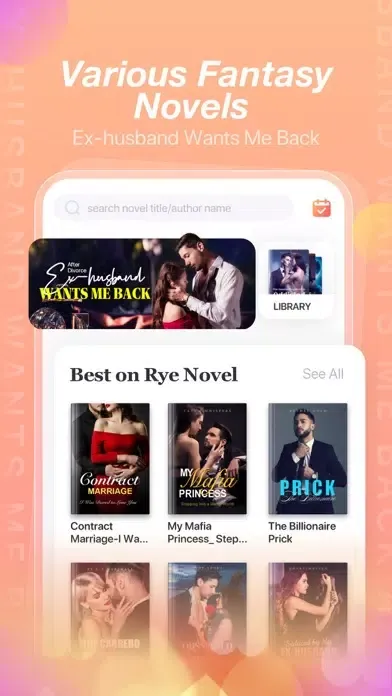 Captures d'écran de RyeNovel-Read Best Novels