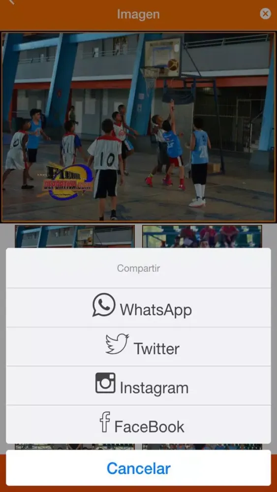 Tangkapan layar FDeportiva