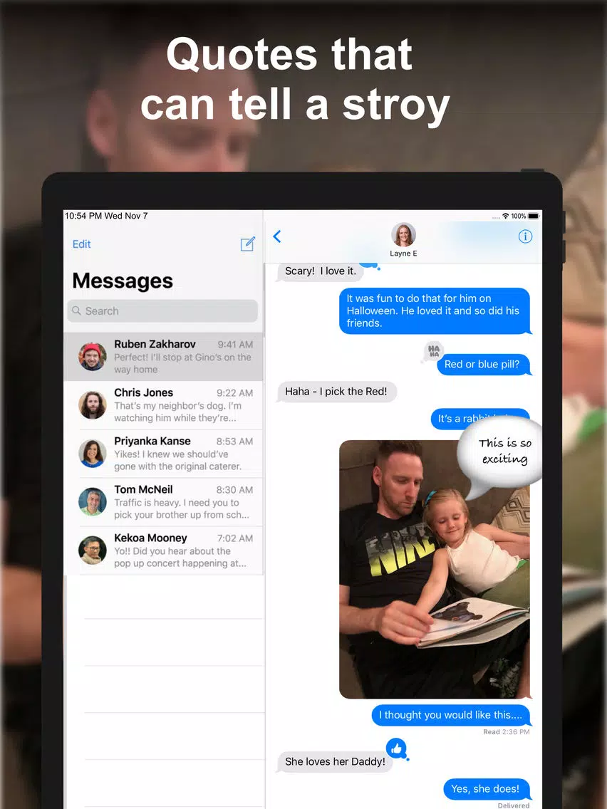 Tangkapan layar Popular Movie Quotes Stickers iPad 