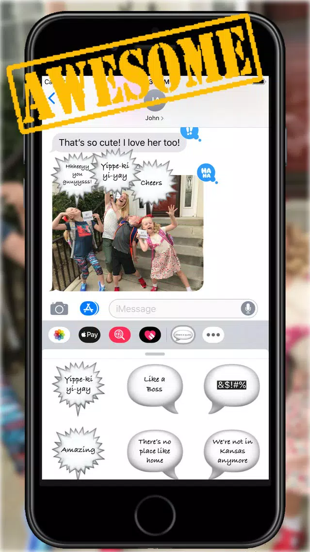 Tangkapan layar Popular Movie Quotes Stickers
