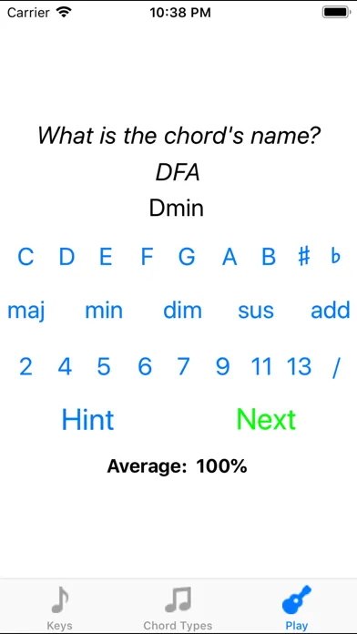 Zrzuty ekranu Chord Learner - Learn chords