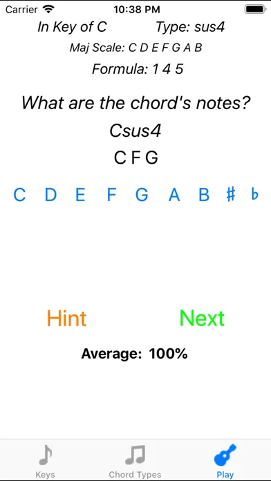 Zrzuty ekranu Chord Learner - Learn chords