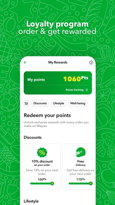 Capturas de pantalla de Wajeez: Food delivery and more
