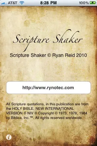 ภาพหน้าจอของ Scripture Shaker Lite