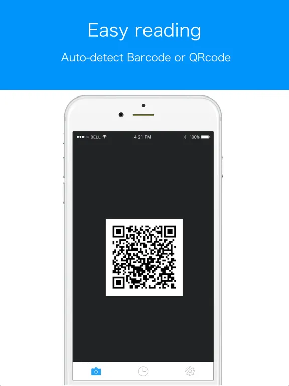 Barcode Reader-free qr code reader iPad  Screenshots