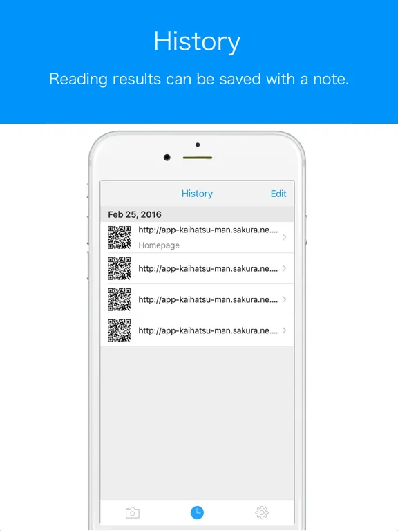 Barcode Reader-free qr code reader iPad  Screenshots