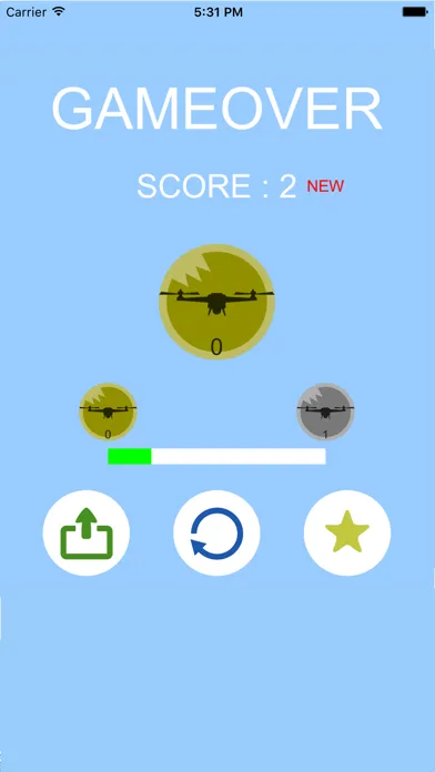 Ảnh chụp màn hình của Drone simulator〜avoid game