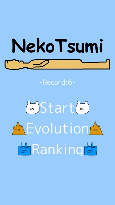 Neko Tsumi Game-free physics game スクリーンショット