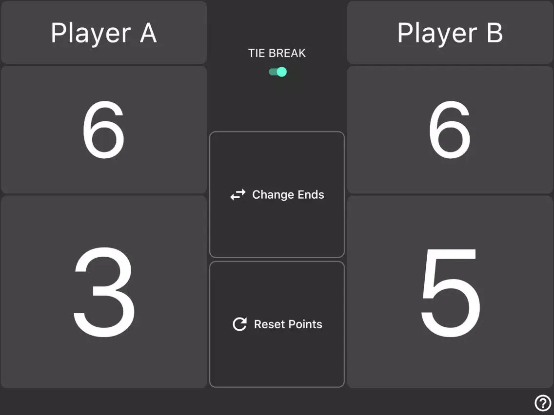 Easy Tennis Scoreboard iPad 应用截图