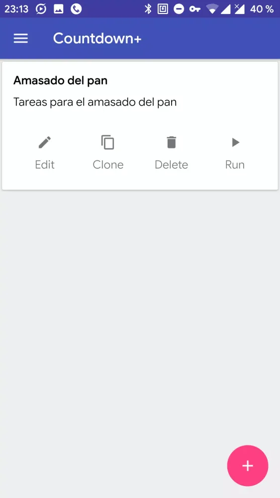 Tangkapan skrin Countdown+