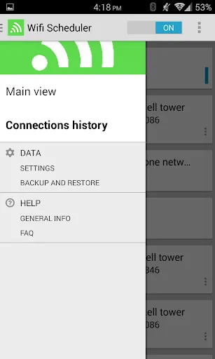 Tangkapan skrin Wifi Scheduler