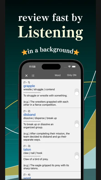 Zrzuty ekranu C2 English Vocab Blaxtone