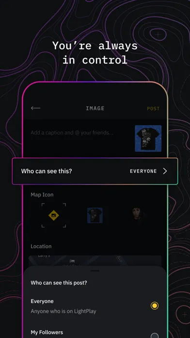 Zrzuty ekranu LightPlay App