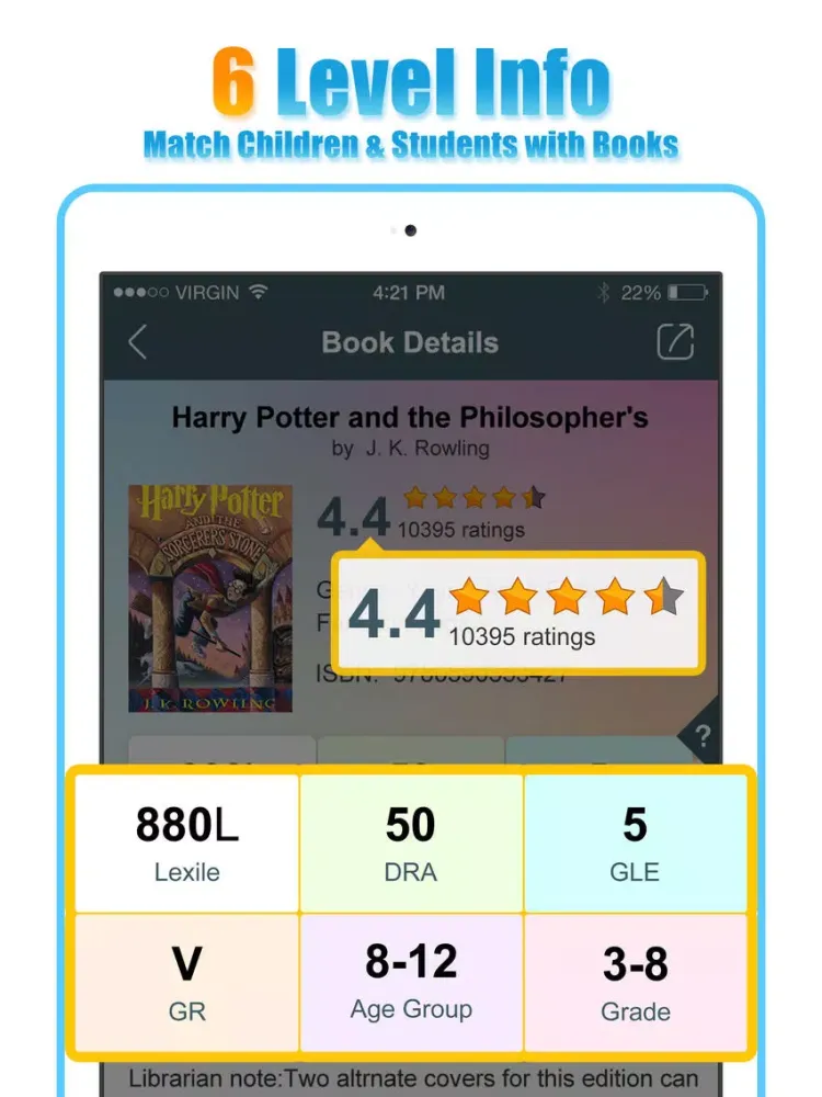 Literacy Leveler - Lit Lexile iPad  স্ক্রিনশট