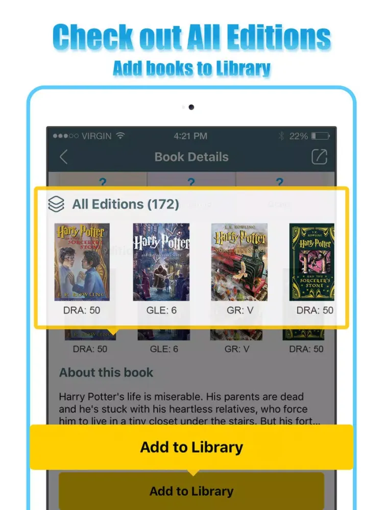 Literacy Leveler - Lit Lexile iPad  স্ক্রিনশট