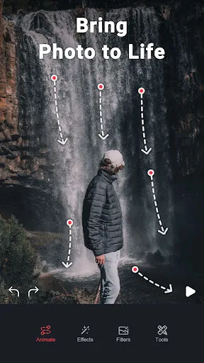 ภาพหน้าจอของ Movepic: 3D Photo Motion Maker