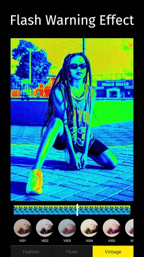 Zrzuty ekranu 90s - Glitch VHS Video Effects