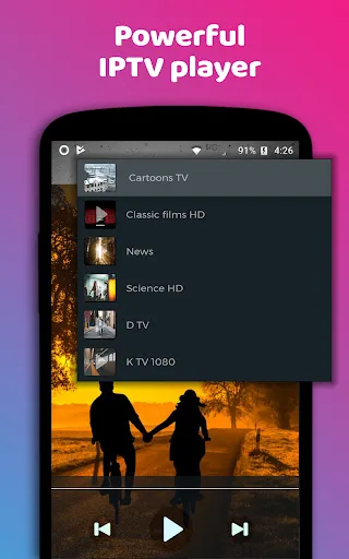 Tangkapan skrin Night Video Player - voice amp