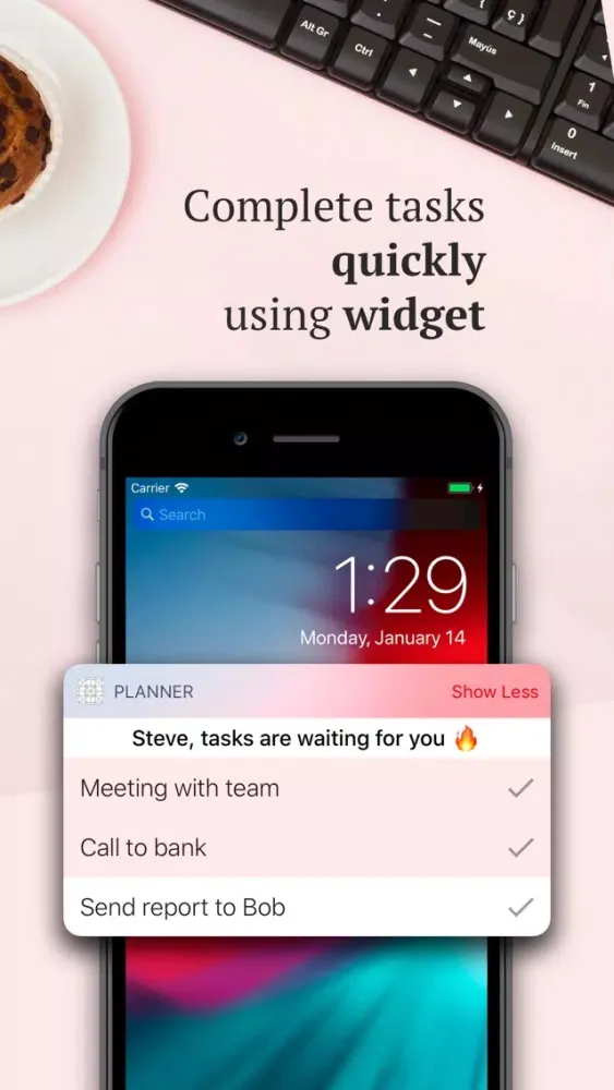 Captures d'écran de Planner - todo task manager