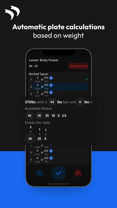 Capturas de tela do Talon: Custom Workout Tracker