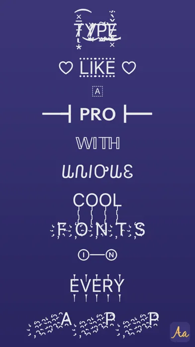 Fonts ∘ Screenshots
