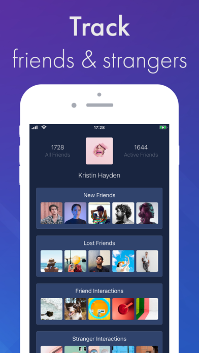 Screenshot di xView: Friend Follower Tracker