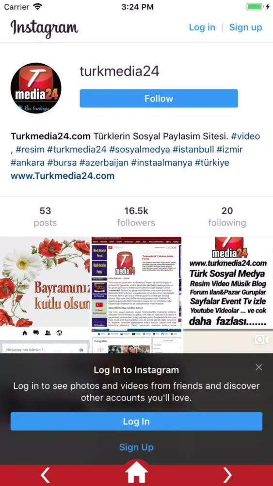 Screenshot di Türkmedia24