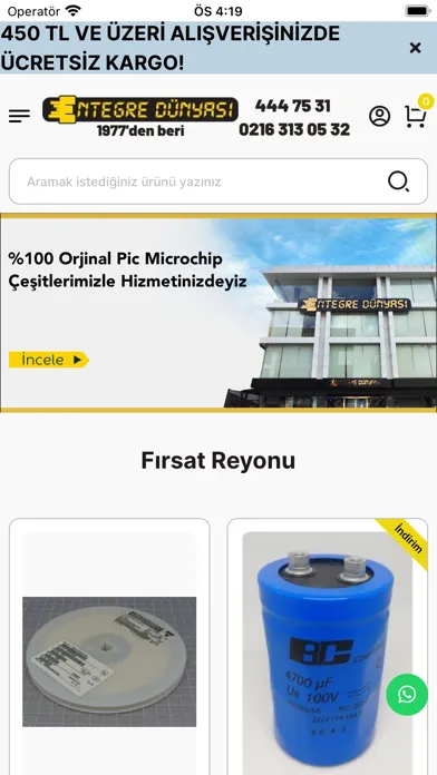 Tangkapan skrin Entegre Dünyası