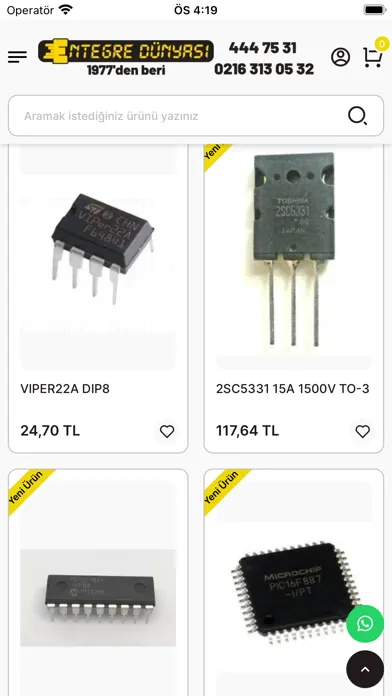 Tangkapan skrin Entegre Dünyası