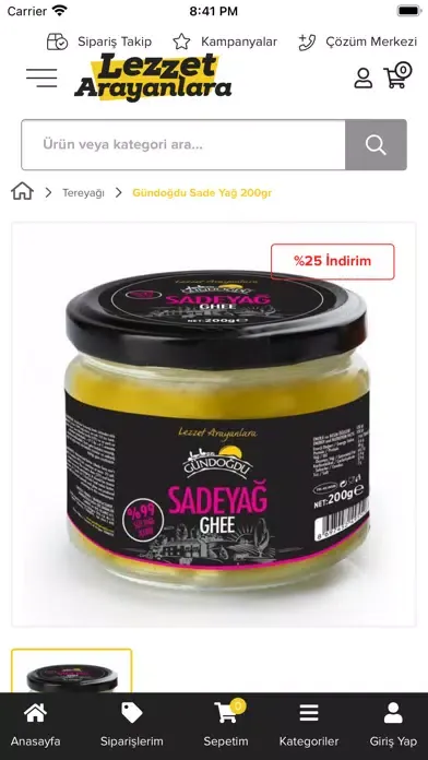Tangkapan skrin Lezzetarayanlara
