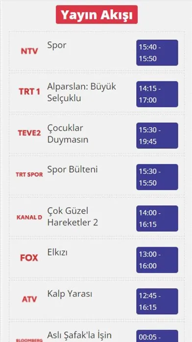 Mobil - Canlı TV Rehberi Screenshots
