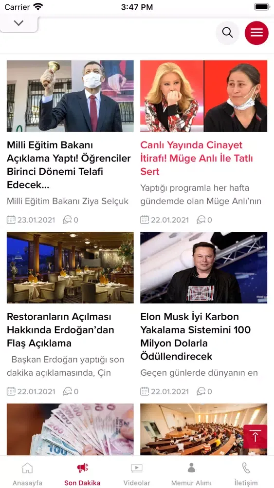 Screenshot di Son Dakika Güncel Haber