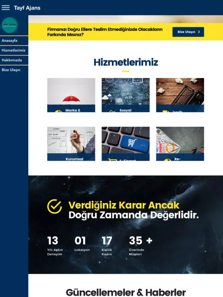 Zrzuty ekranu Tayf Ajans iPad 