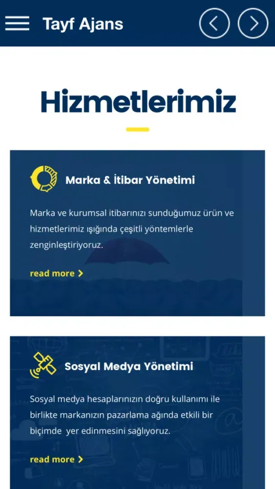 Zrzuty ekranu Tayf Ajans