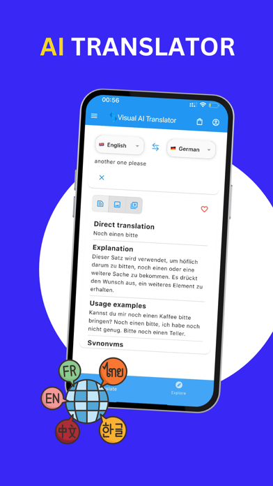Tangkapan layar Visual AI Translator