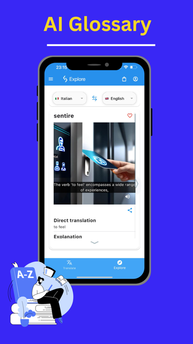Tangkapan layar Visual AI Translator