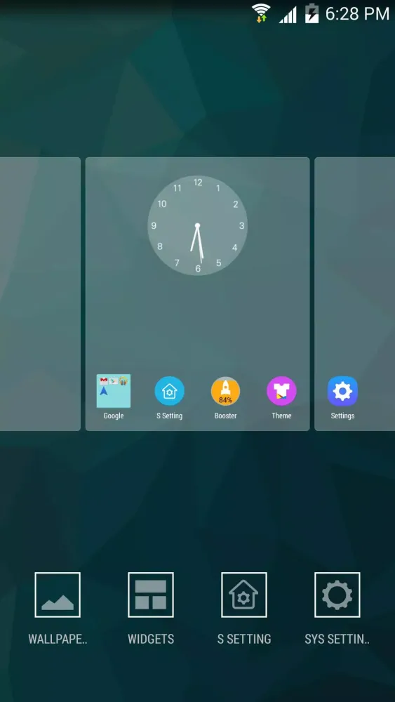 S Launcher Ekran Görüntüleri