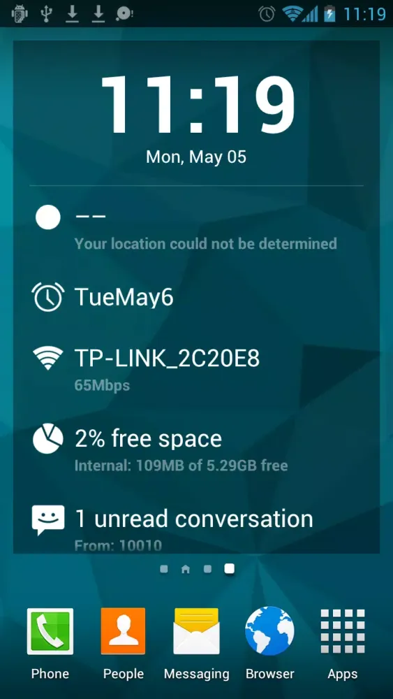 S Launcher Ekran Görüntüleri