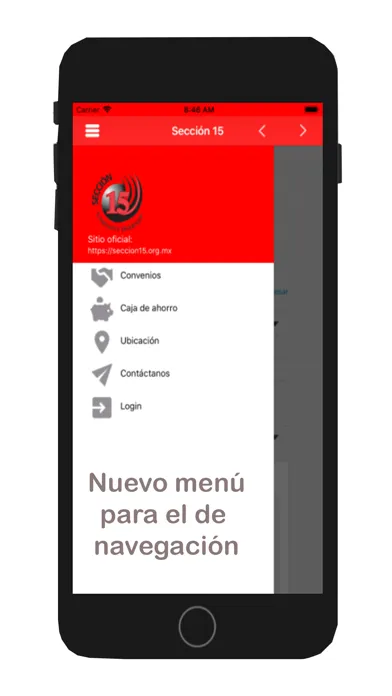 Capturas de tela do Sección 15