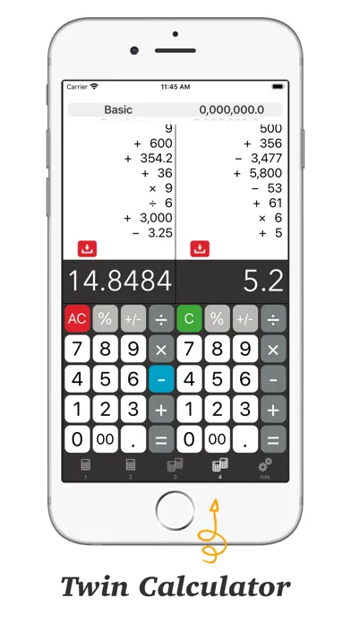 Screenshot di Calculator L + Twin Plus App #
