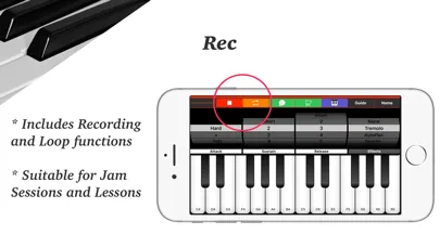 E Piano Synth - Keyboard Tiles Screenshots