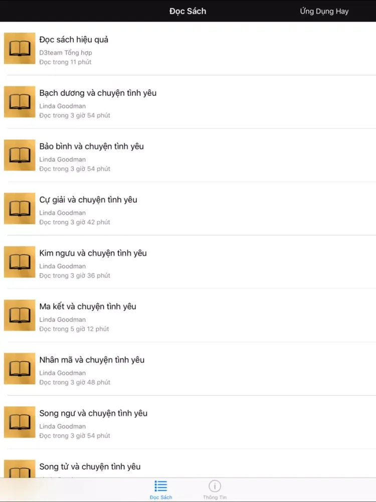Chuyện tình yêu của 12 chòm sao iPad  Ekran Görüntüleri