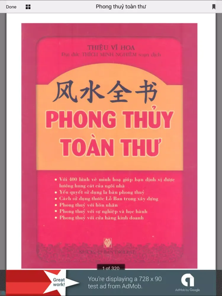 Capturas de tela do Tuyển tập sách phong thuỷ hay nhất iPad 
